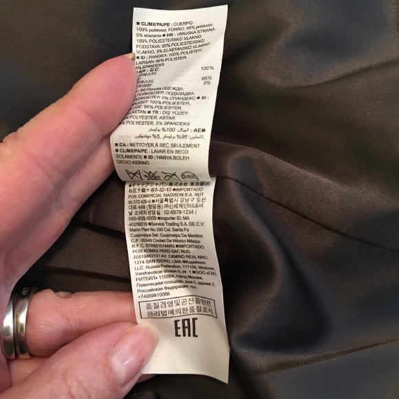 Banana Republic Heritage Gray Fringe Blazer Jacket - Picture 7 of 7